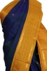 Pure Handloom Butta Contrast Kanjeevaram Silk Saree
